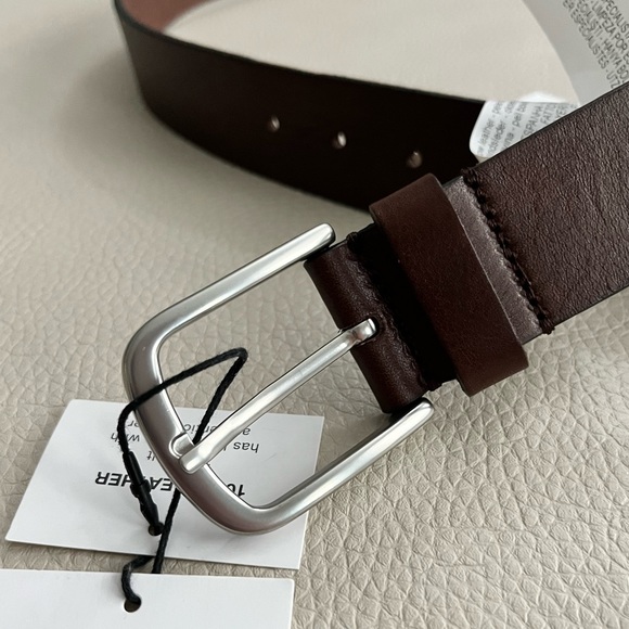 NWT - Zara Men’s Leather Belt Size 40/100cm - Made in Spain - Picture 2 of 6